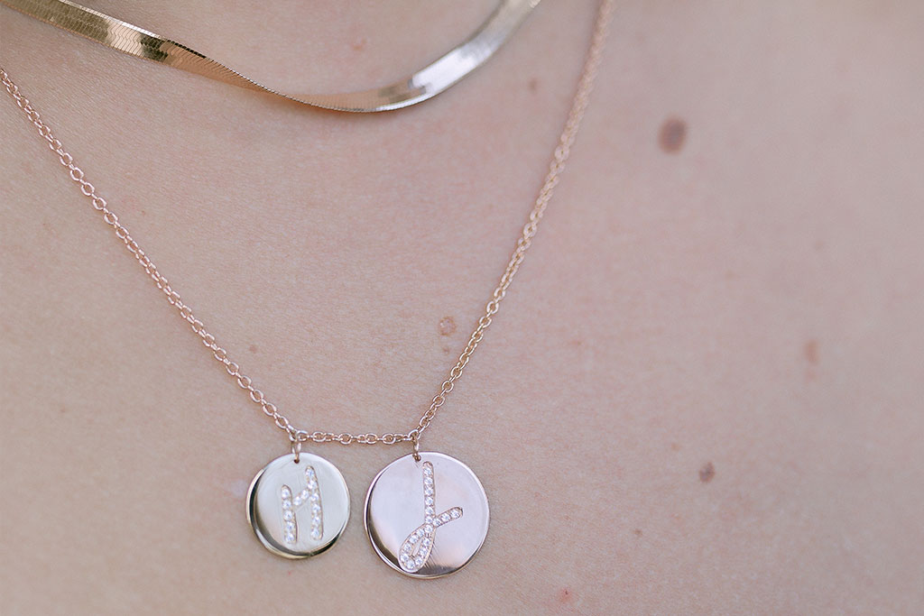 Suri Script Necklace