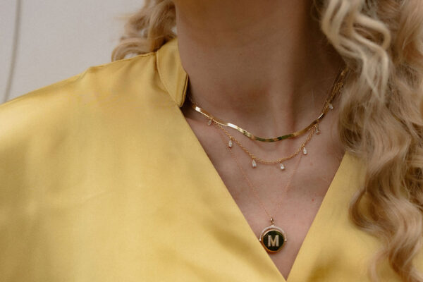 Tinkerbell Diamond Drop Necklace  - Pearshape