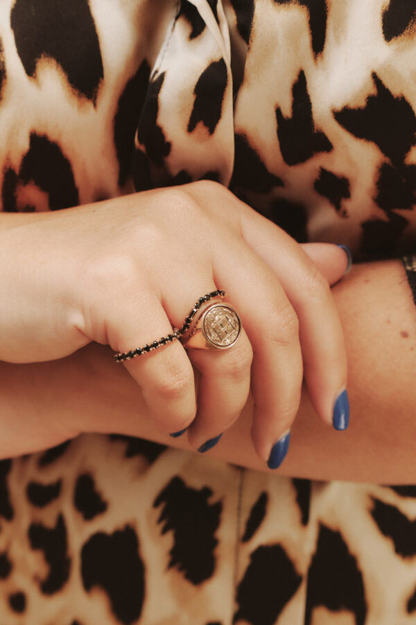 Elke Signet Stack Ring
