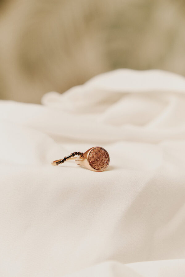 Elke Signet Stack Ring