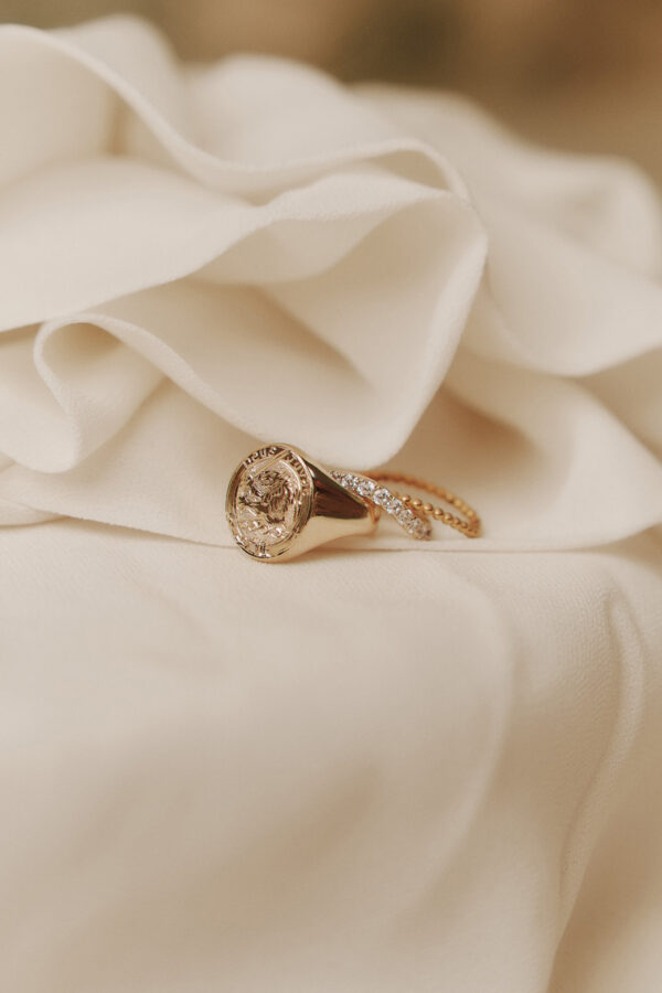 Cato Signet Stack Ring
